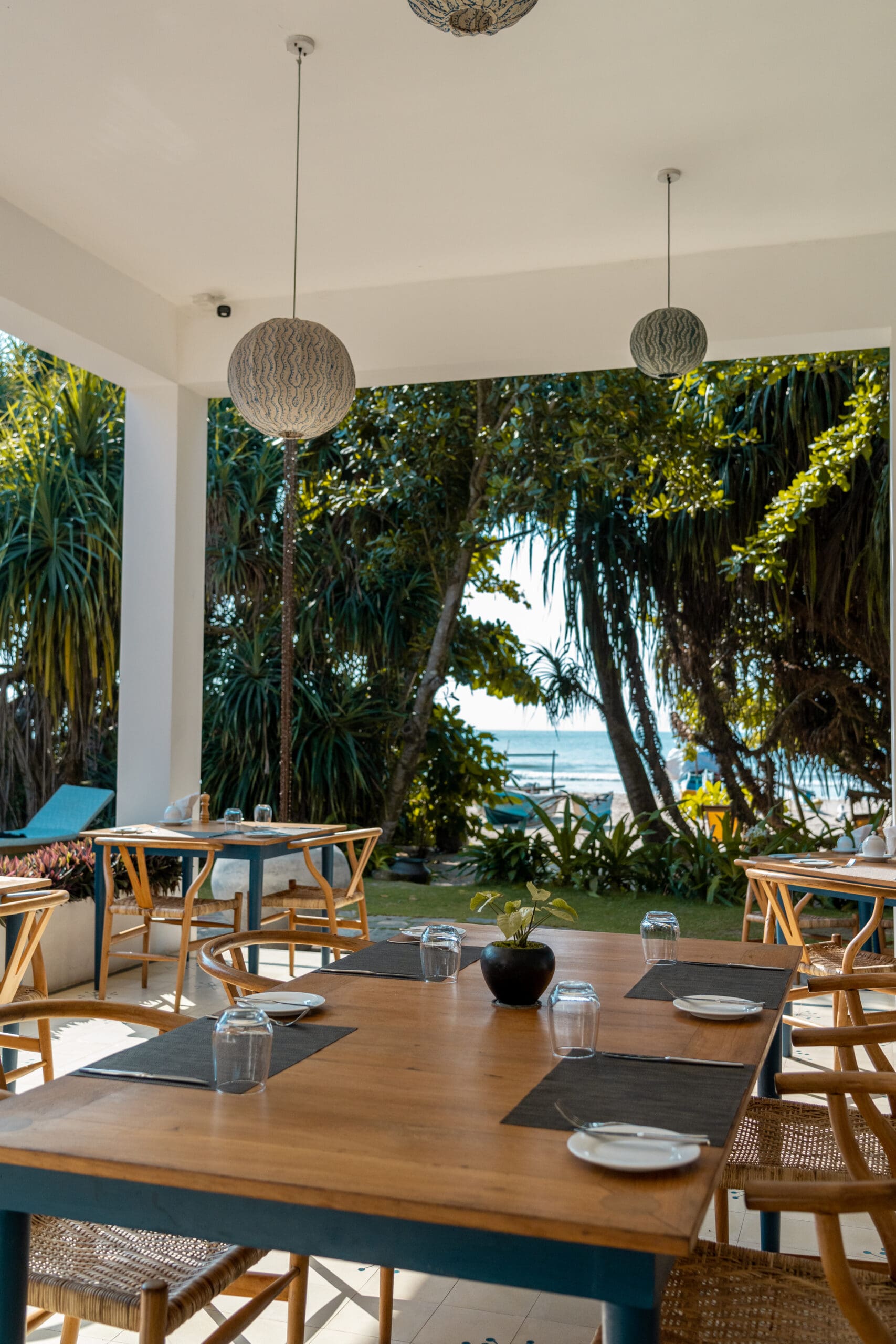 Dining area at Halycon Mawella