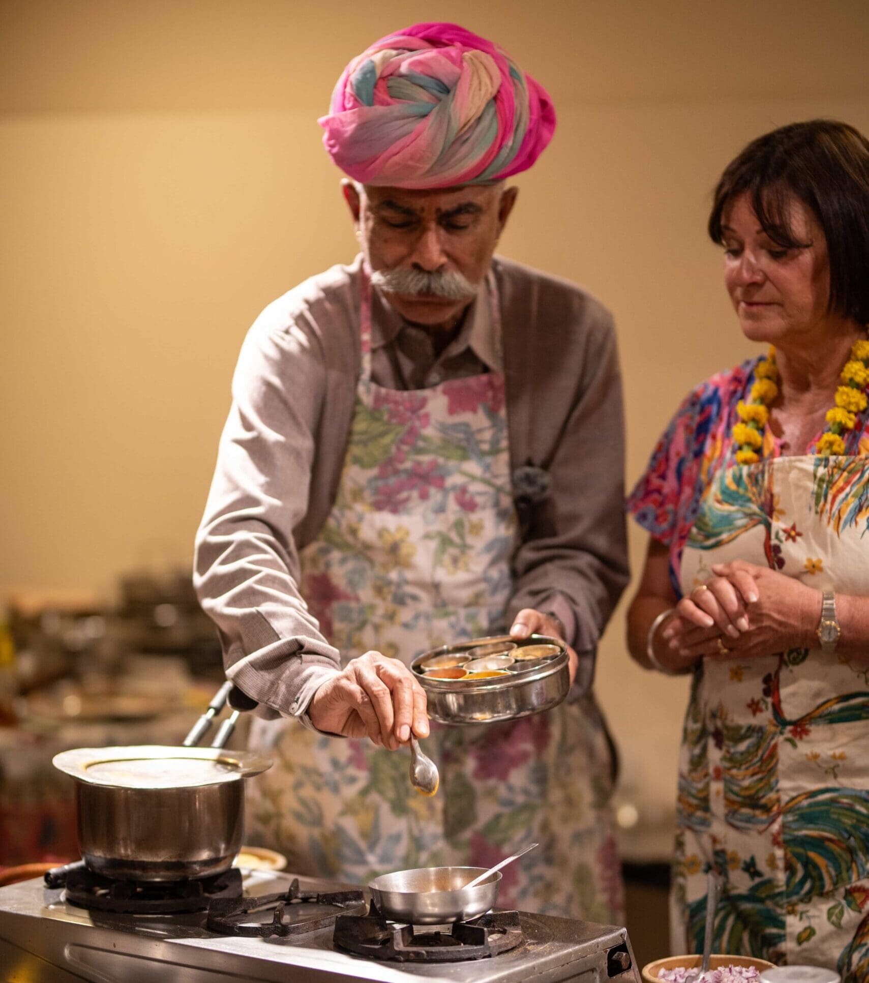 Traditional cooking at Dera Mandawa