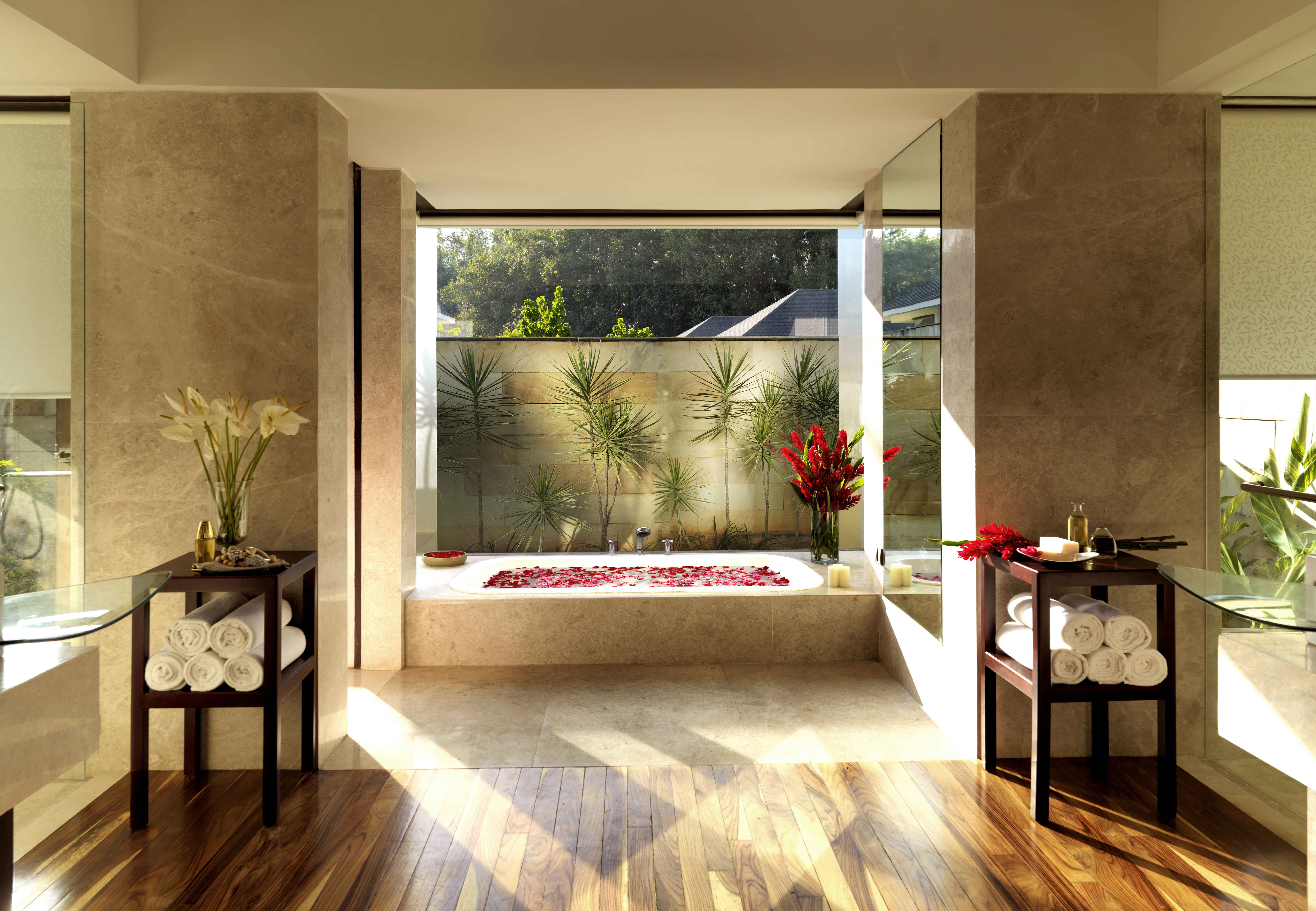 bathroom at serai chikmagalur