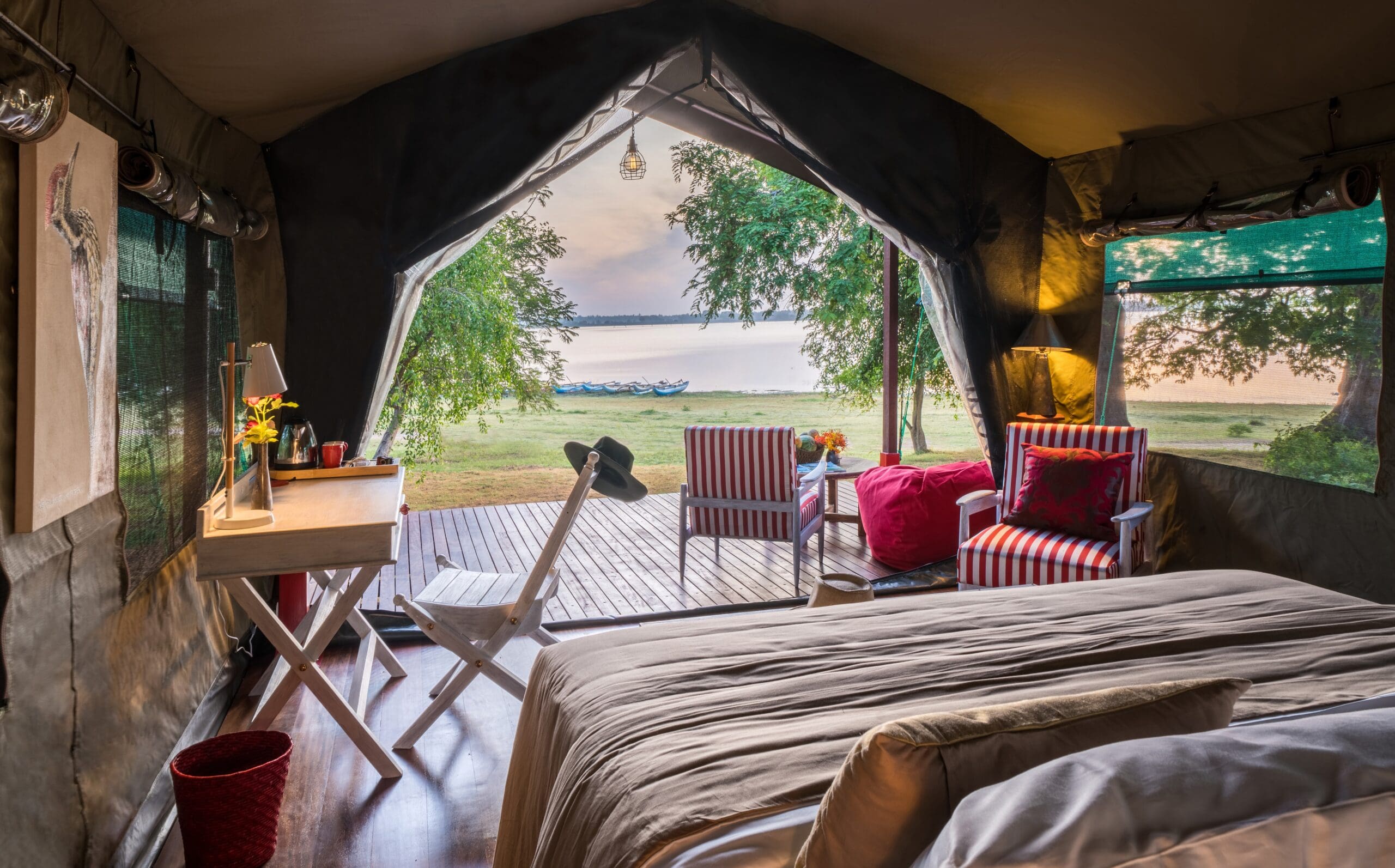 Bedroom at Flameback Eco Lodge