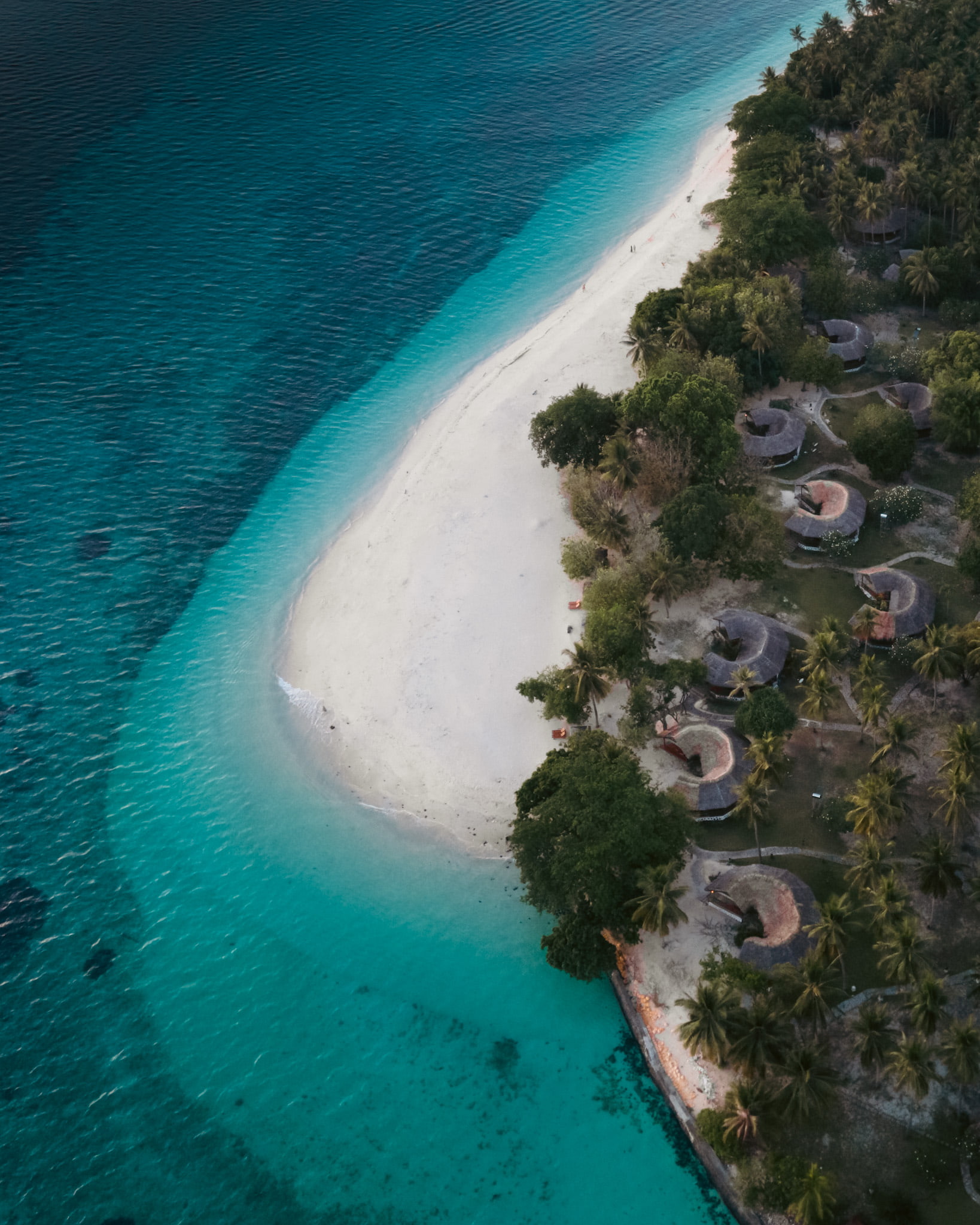 Gangga Island resort from above