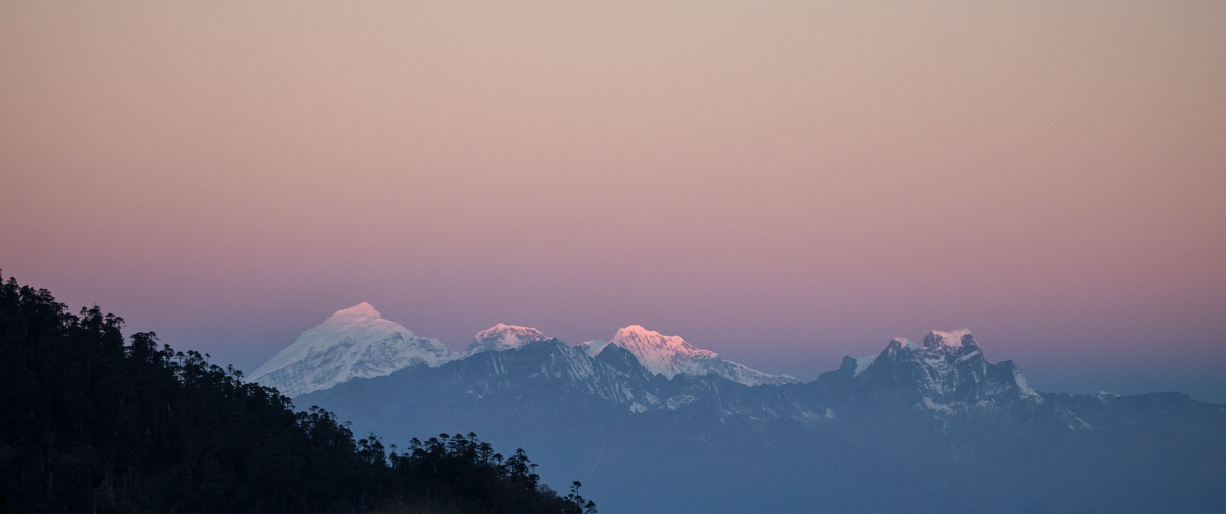 view from hike at Gangtey Lodge