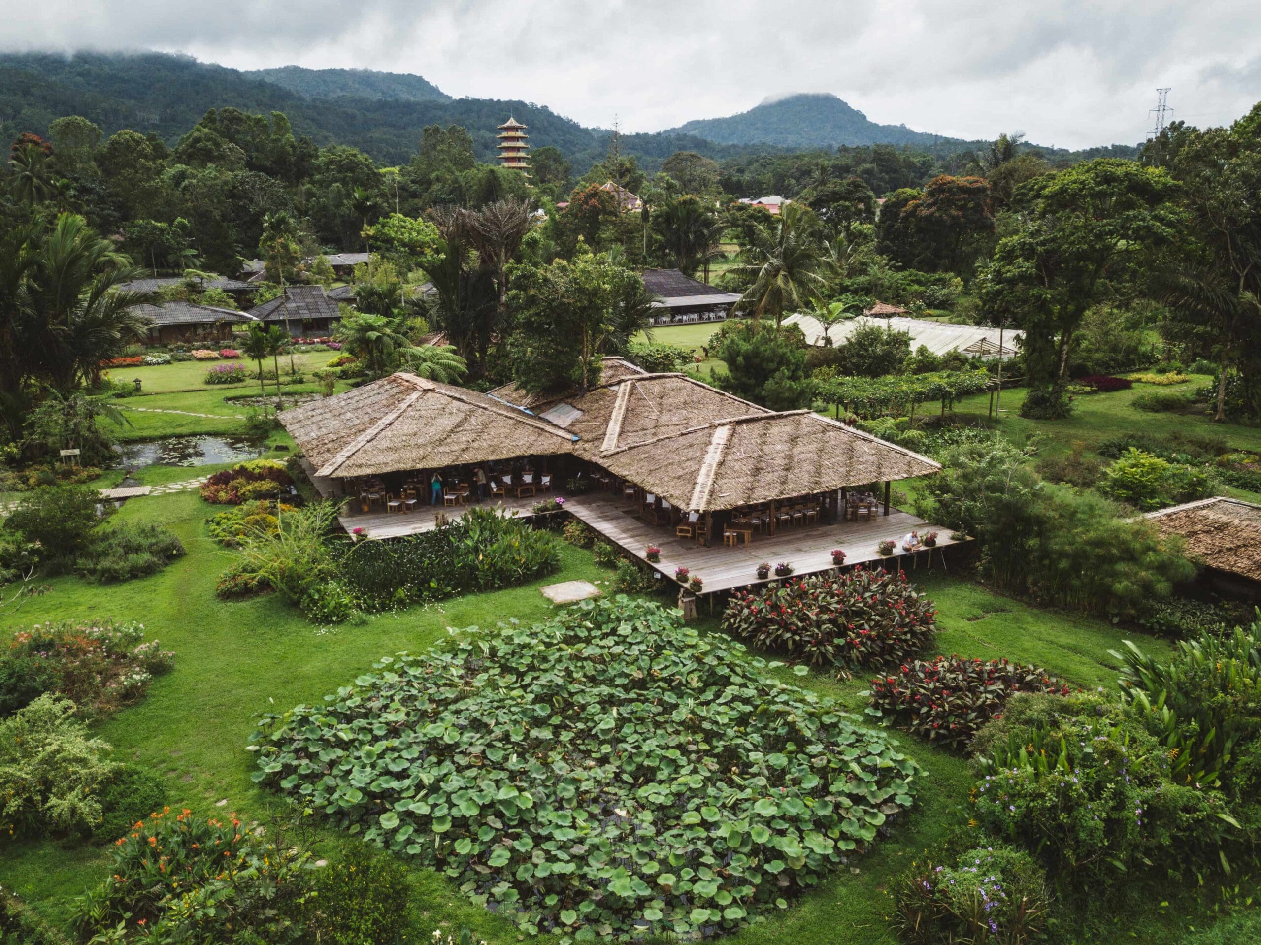 Gardenia Country Inn from above