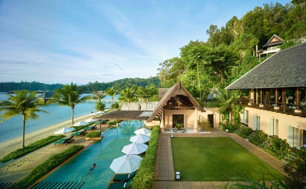 Gaya Island Resort view