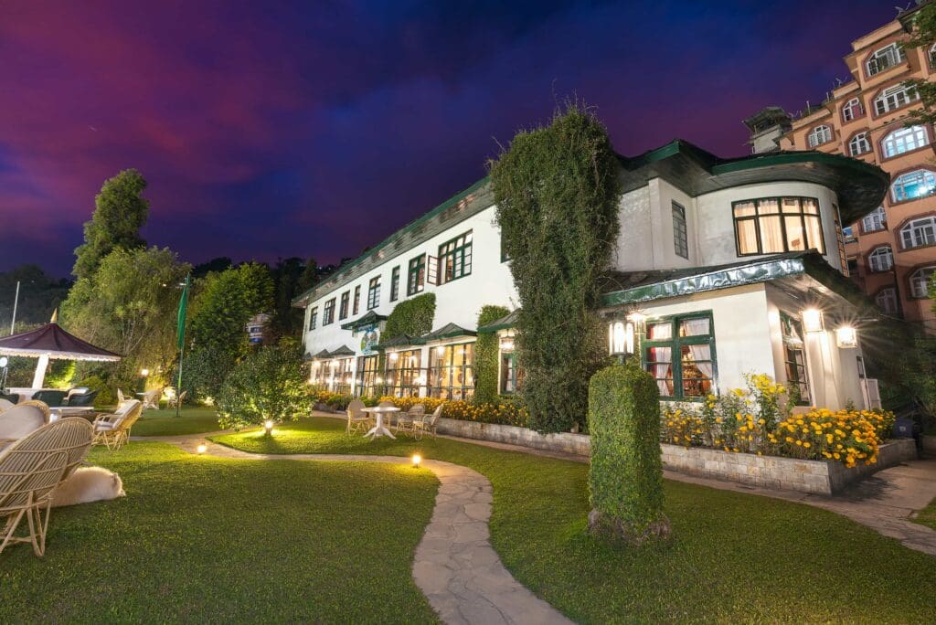 night time at the elgin nor khill hotel
