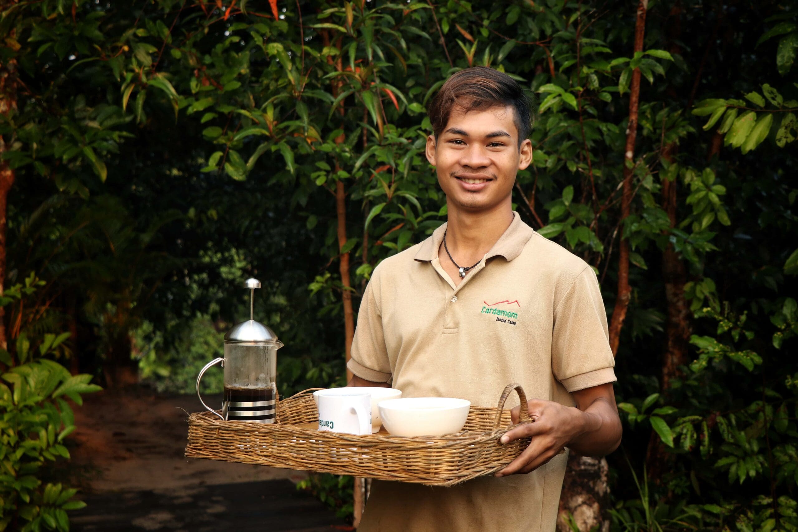 Cardamom tented camp staff