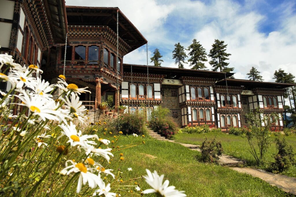 exterior of Dewachen, Gangtey