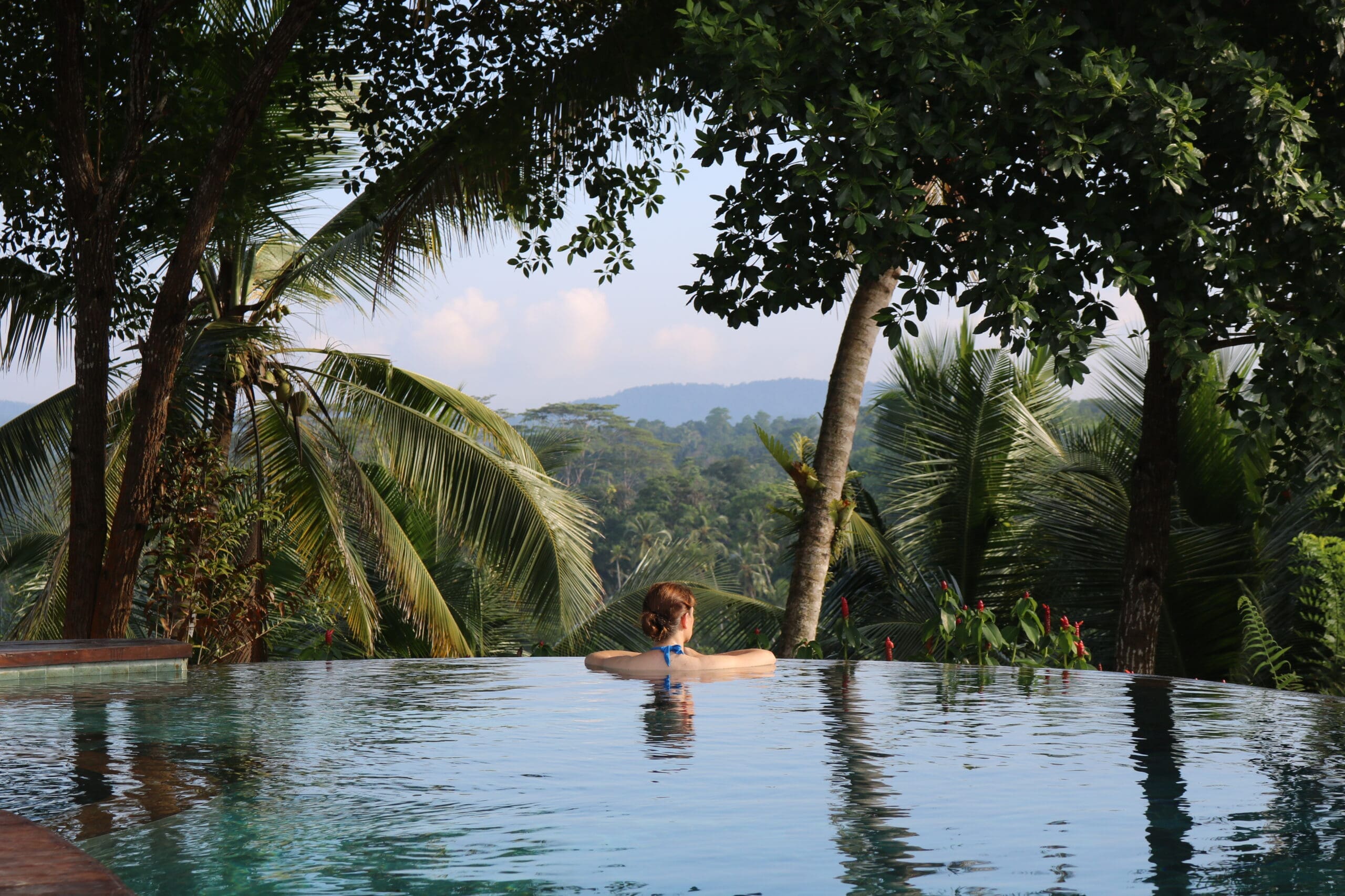 Tekanda Lodge view from the pool