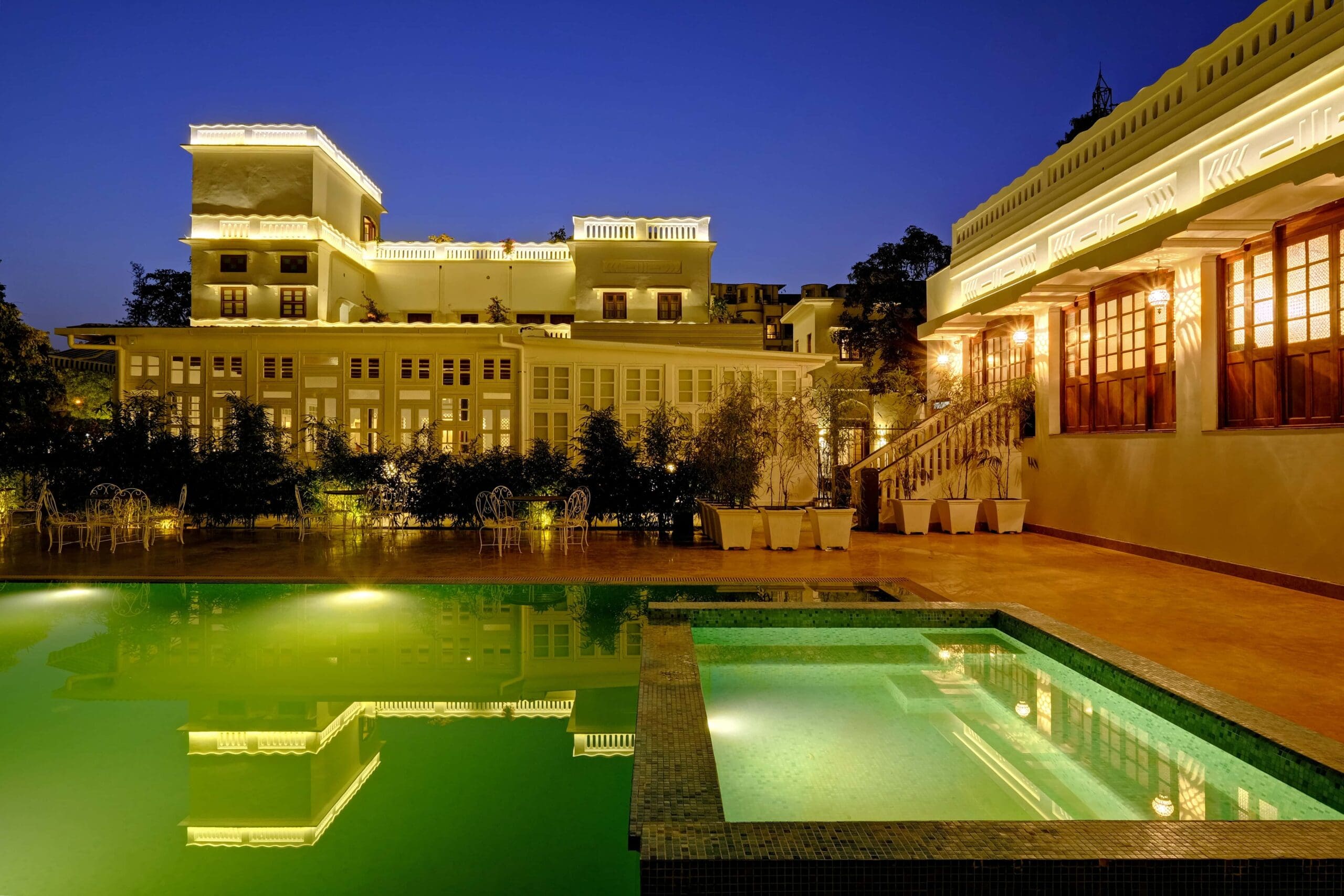 pool at saraca, lucknow