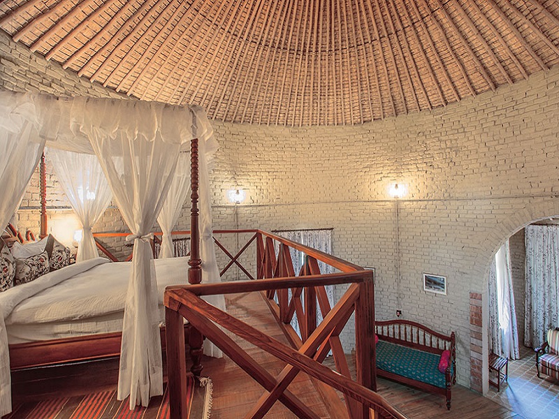 bedroom at jaagir lodge
