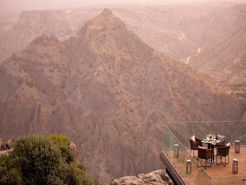 Anantara Jabal Akhdar view from hotel