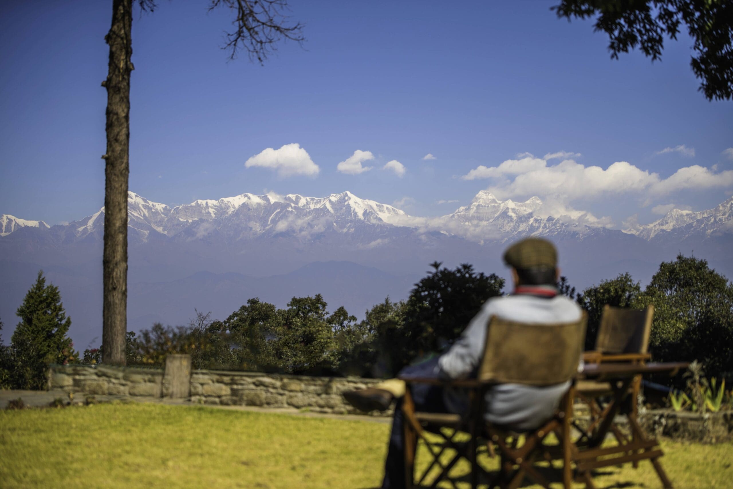 nine furlongs view of the himalayas