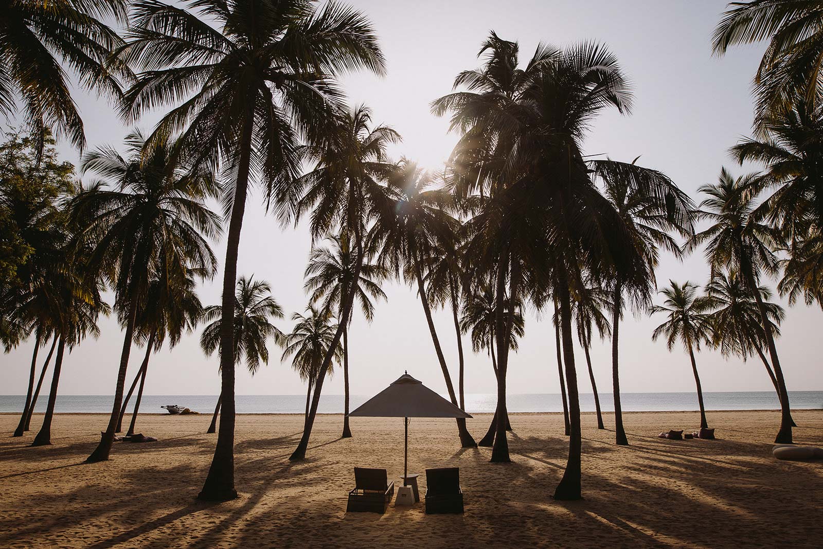 Beach at sunset