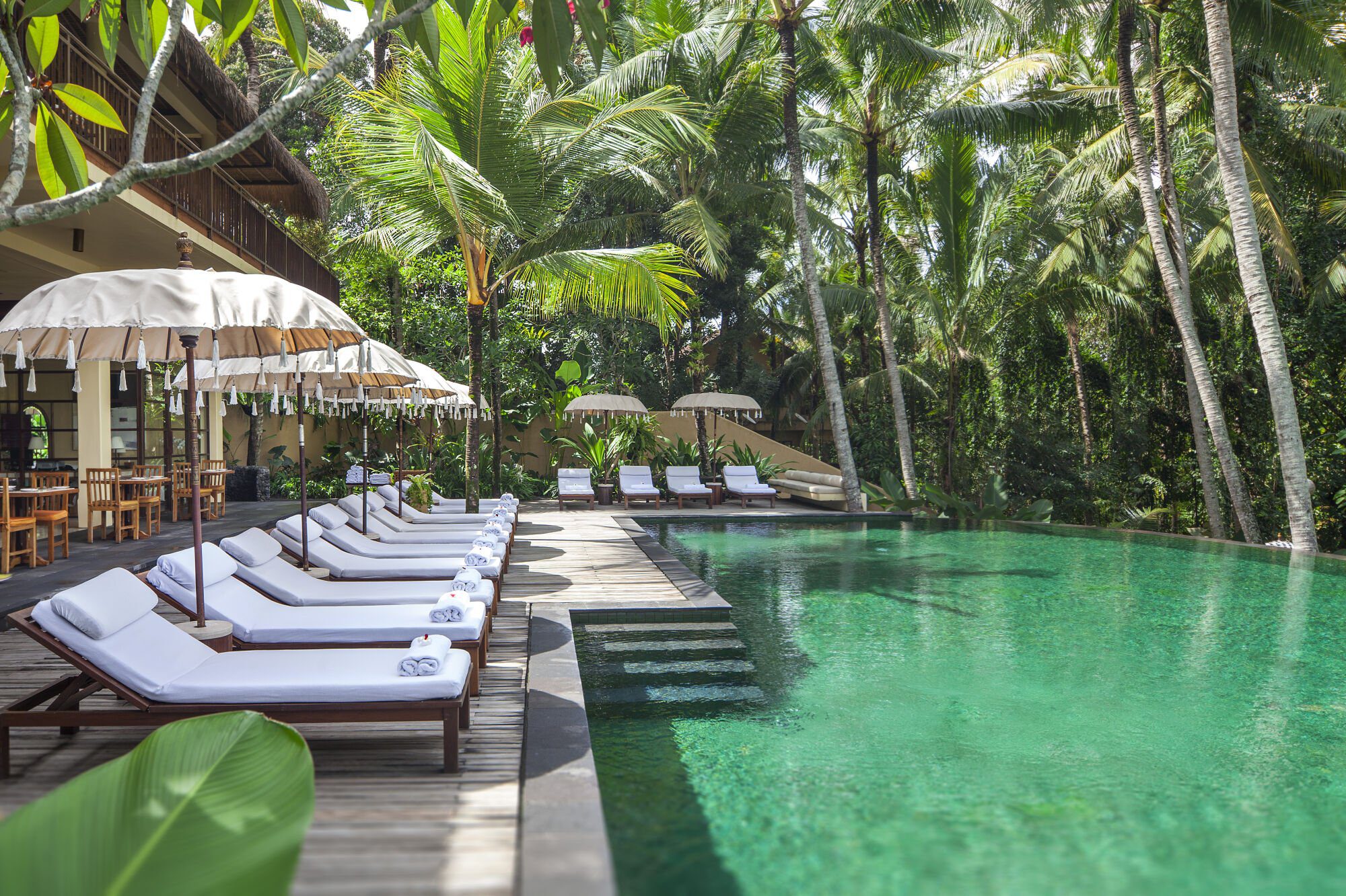 Pool oasis at Komaneka at Rasa Sayang