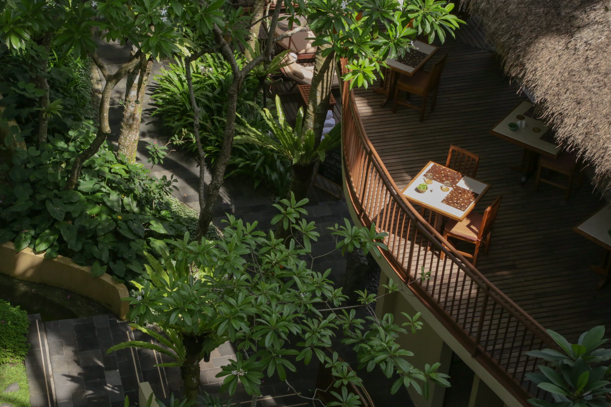 Decking at Komaneka at Rasa Sayang