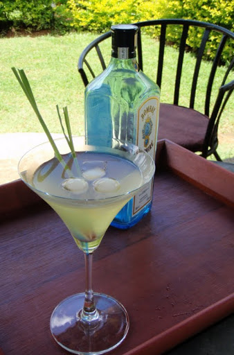 Lemongrass cocktail at AMBA Estate
