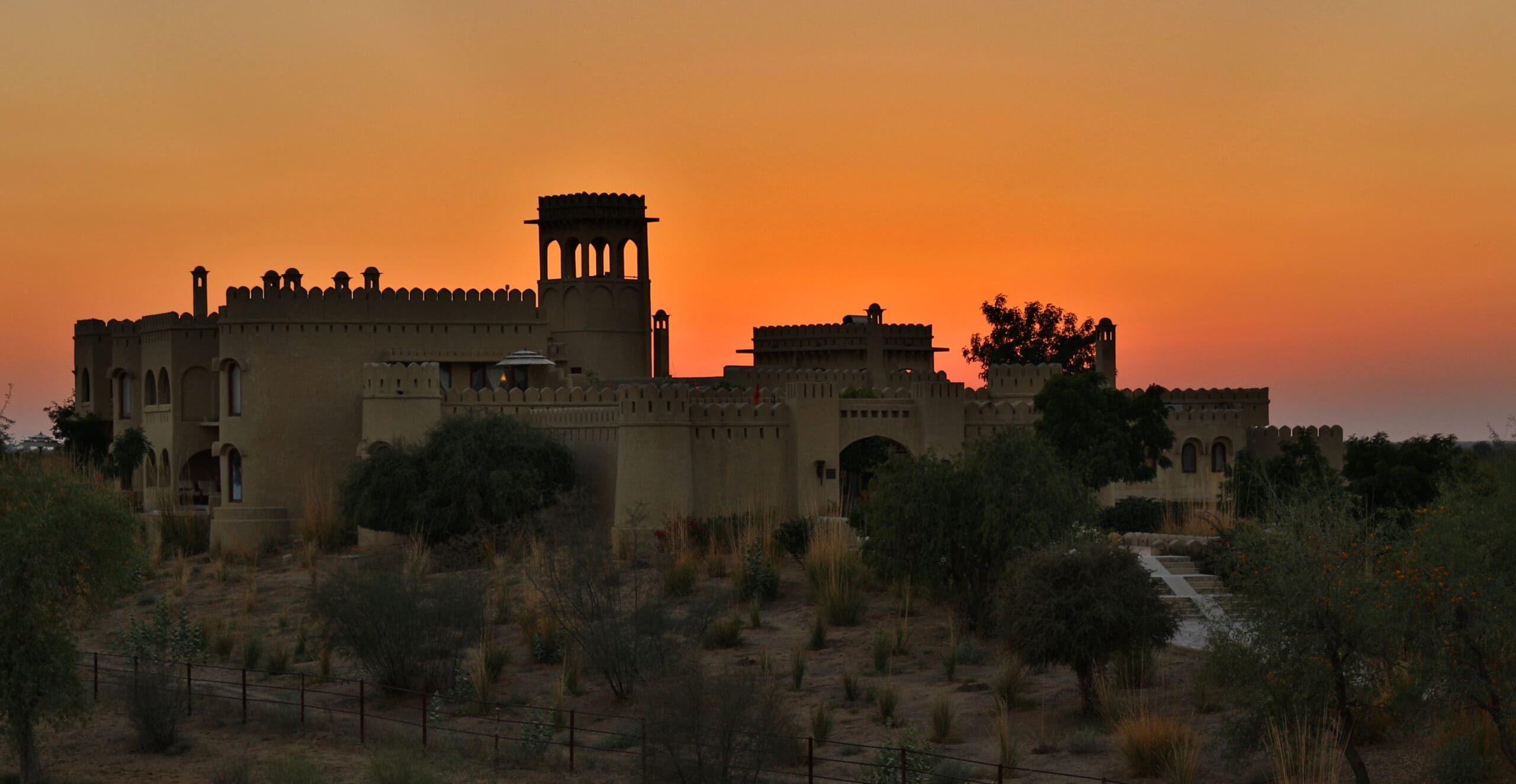 sunset at mihir garh