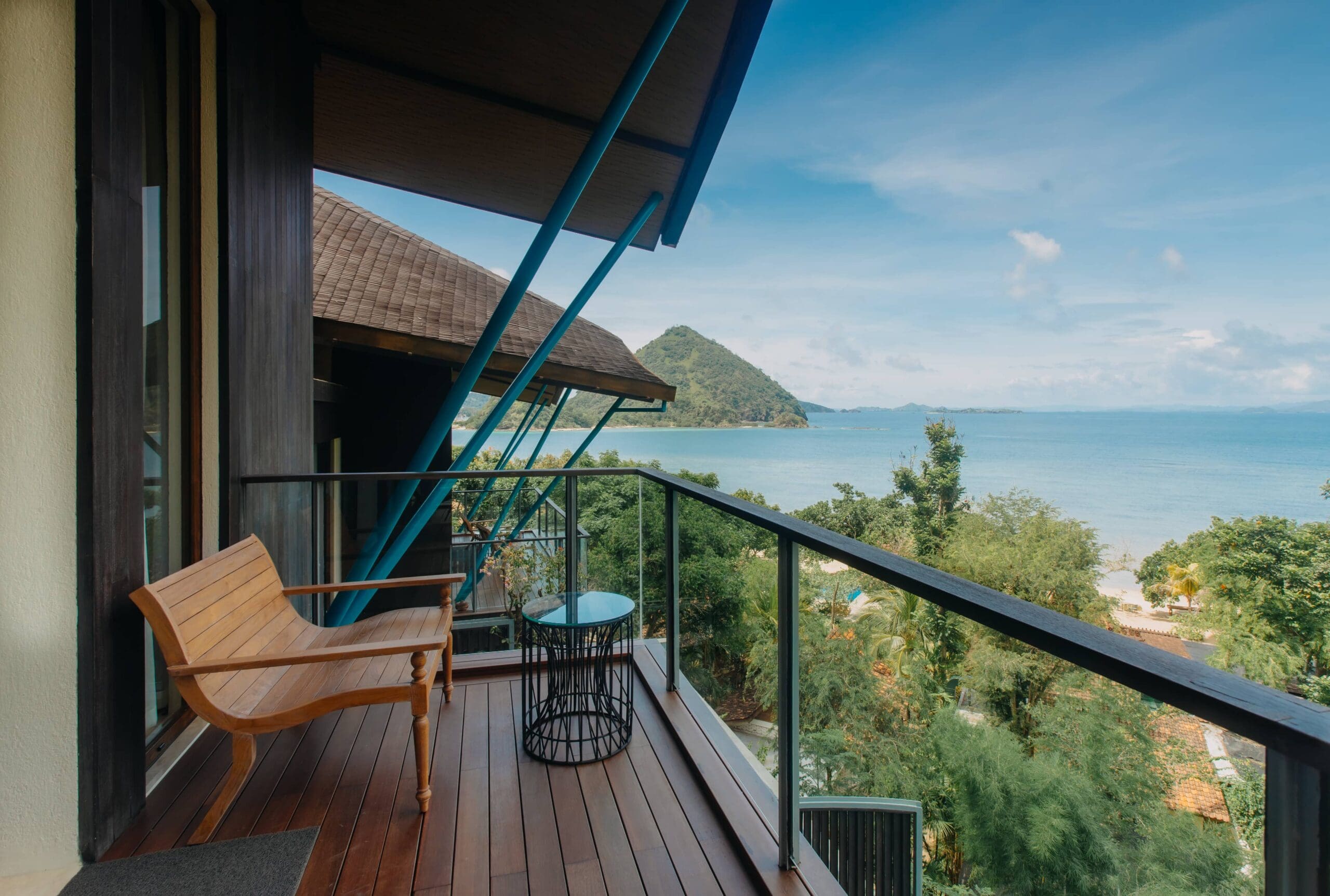 View from a villa in Plataran Komodo Resort