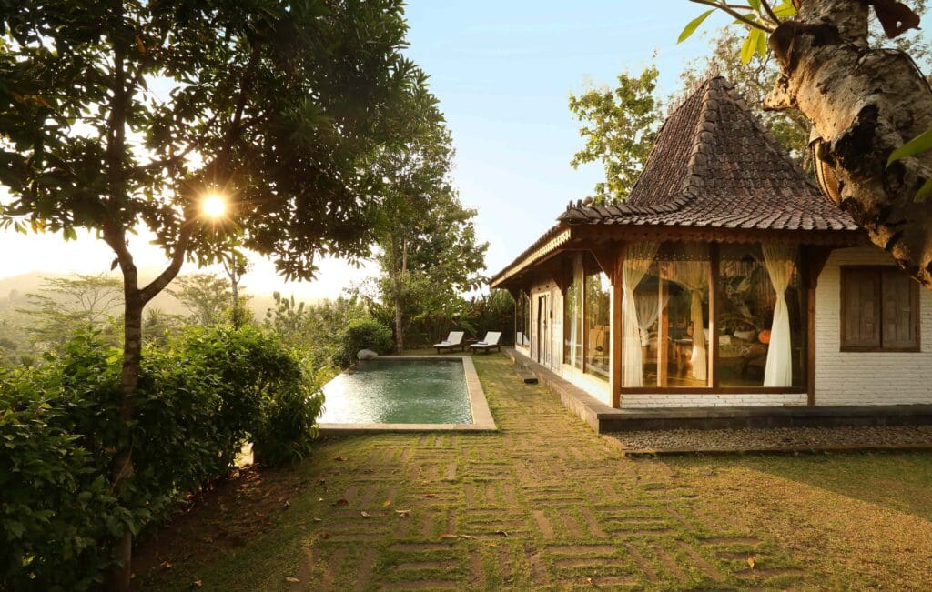 Pool and Villa at Plataran Borobudur