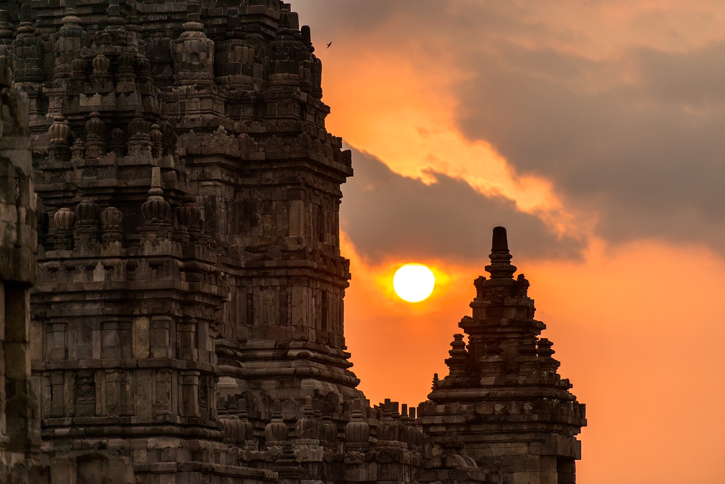 Prambanan Sunset detail