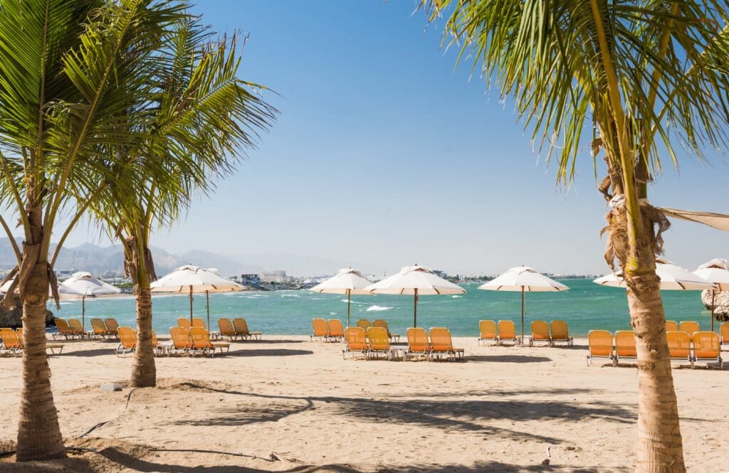 Crowne Plaza Muscat private beach