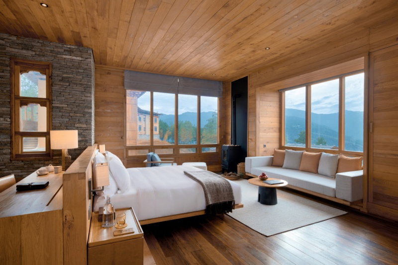 room at Six Senses Paro