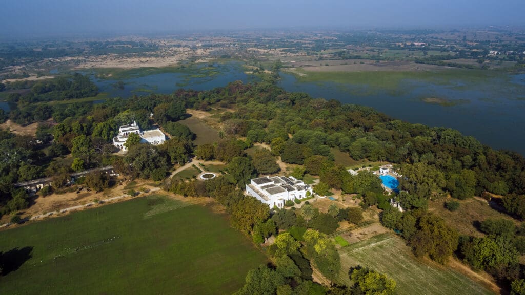 shahpura bagh drone shot