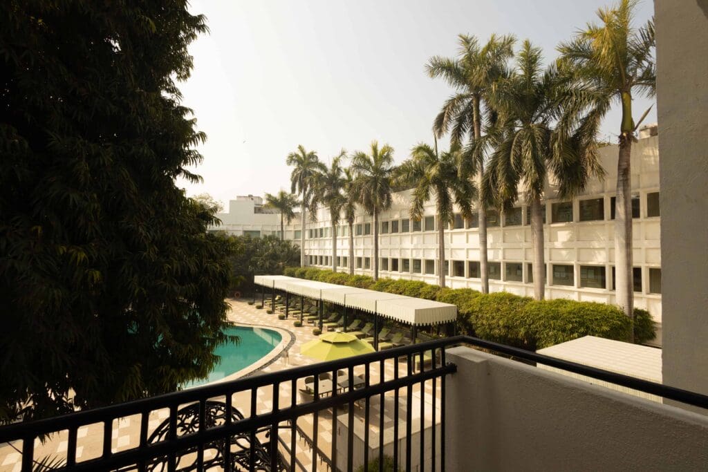 pool area at the claridges