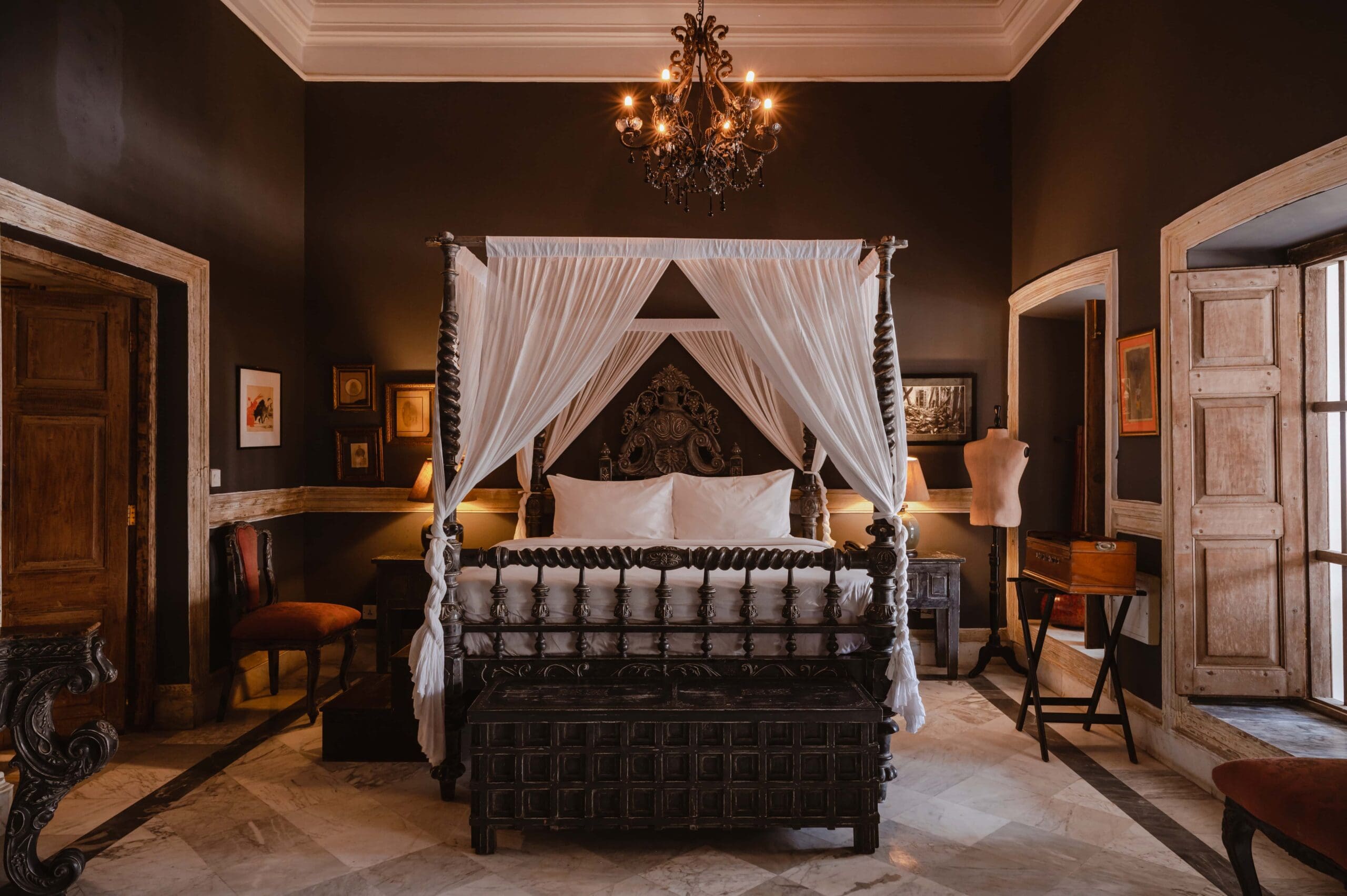 the bedroom at the rajbari bawali