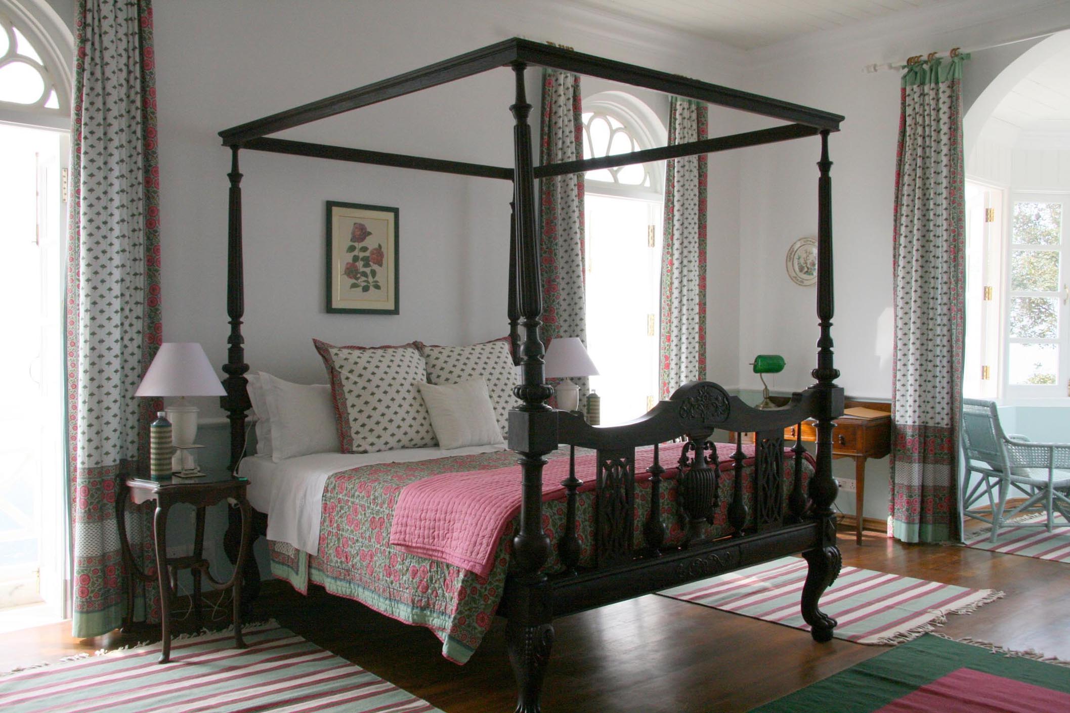 Suite bedroom at glenburn tea estate