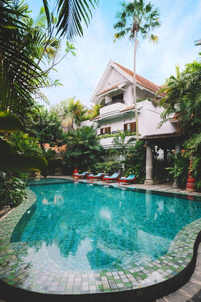 Outside of Tugu Malang pool