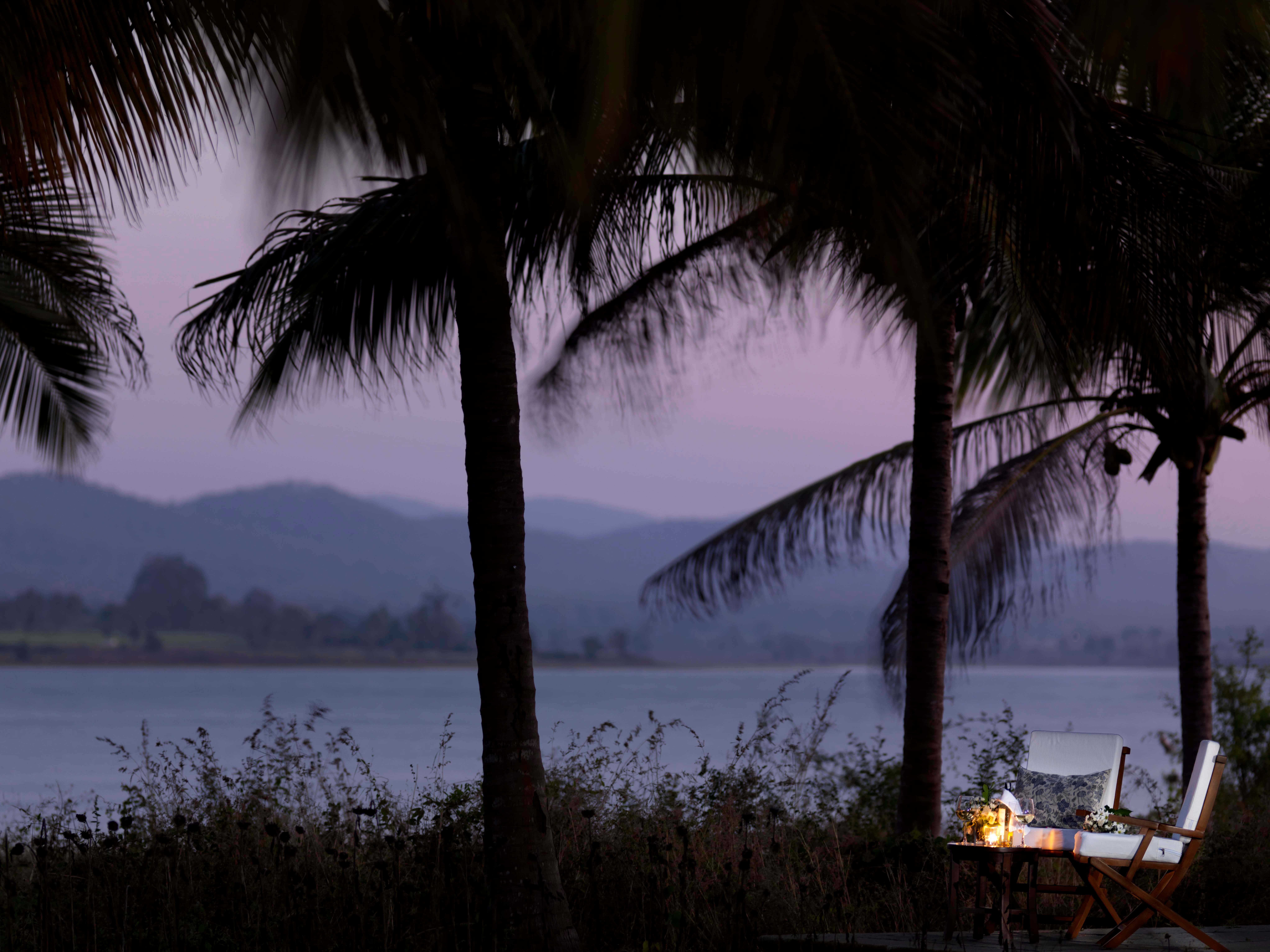 sunset chairs at serai kabini