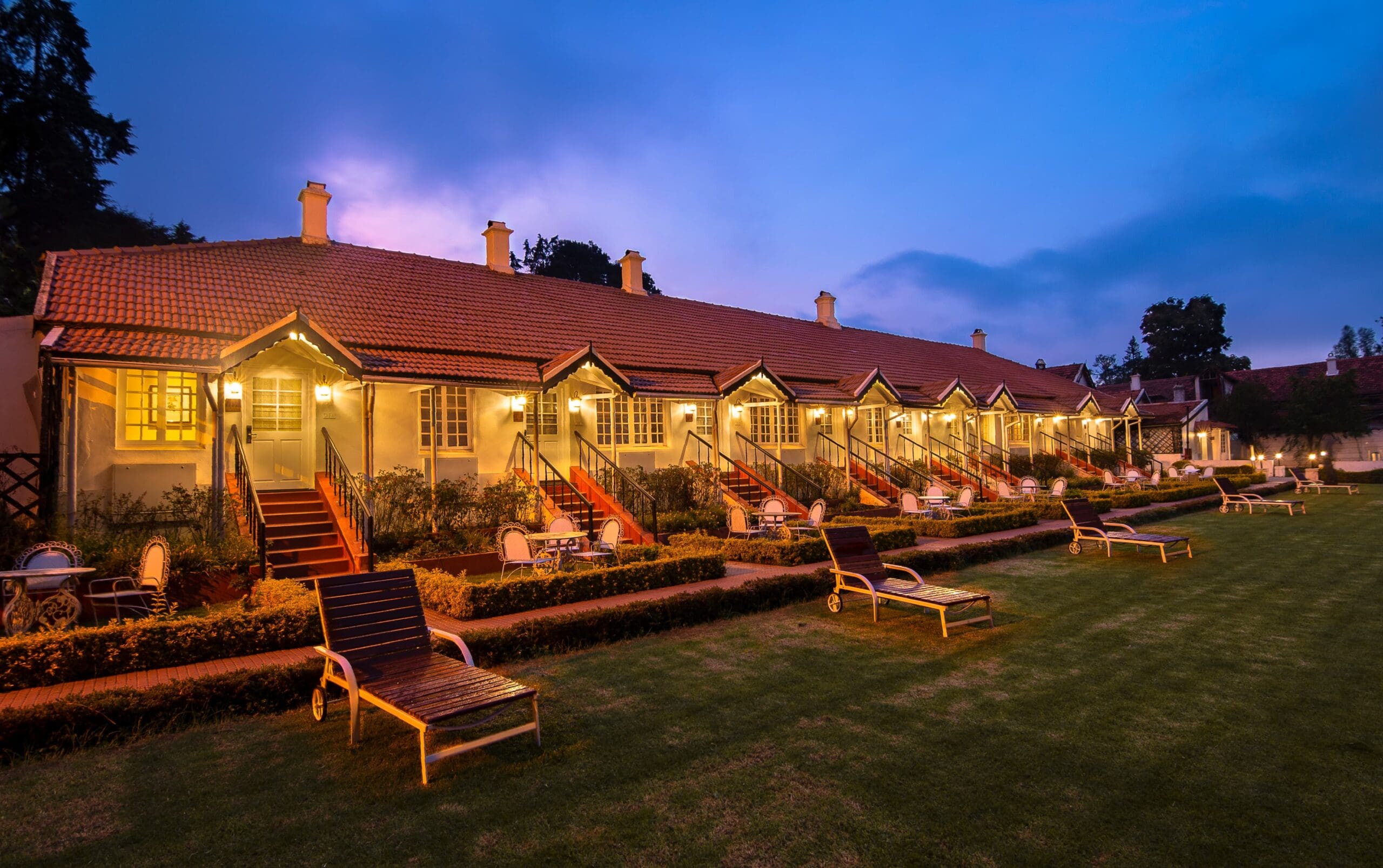 nighttime at savoy ooty