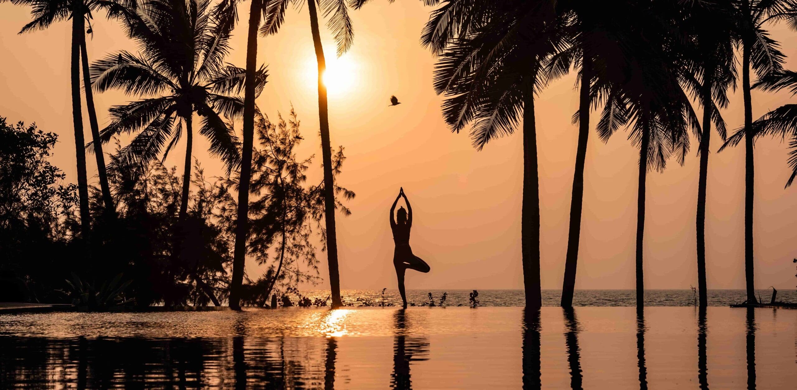 sunset yoga at neeleshwar hermitage