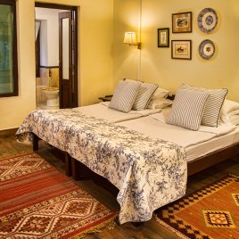 bedroom at jim's jungle retreat