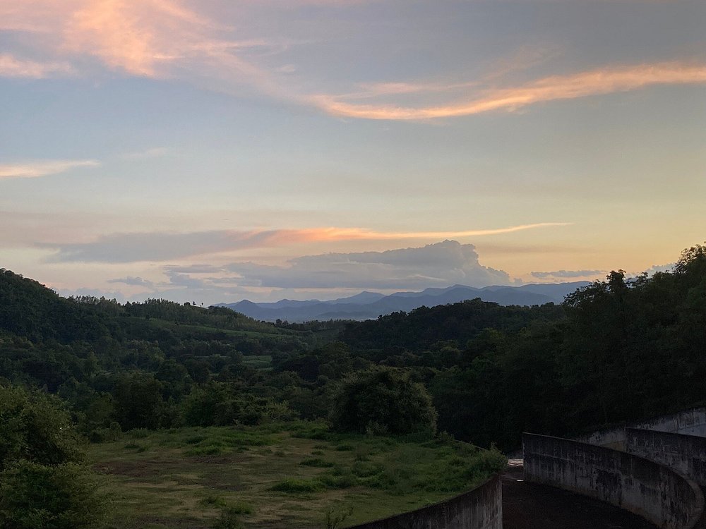 sunset at Red Brick Homestay