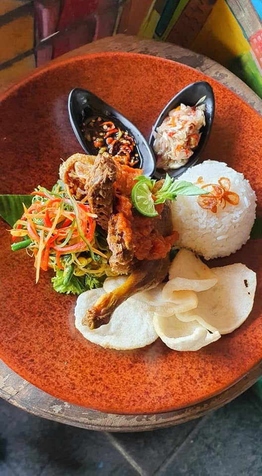 traditional Indonesian meal