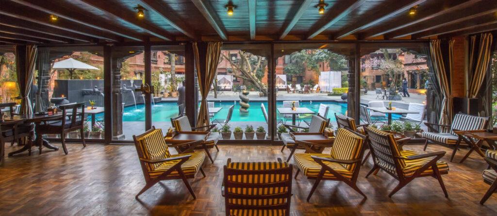 The Dwarika's Hotel, Kathmandu pool