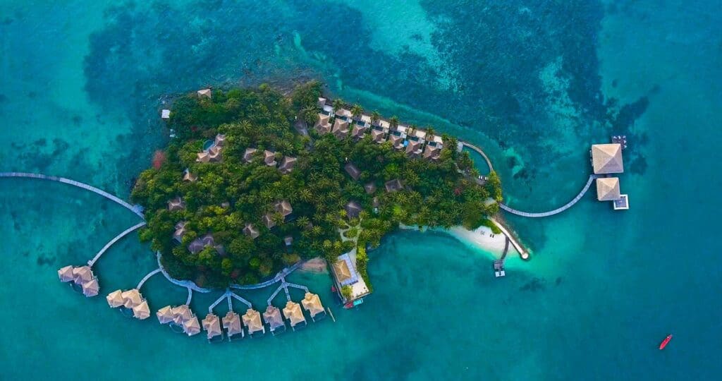 Song Saa Island from above