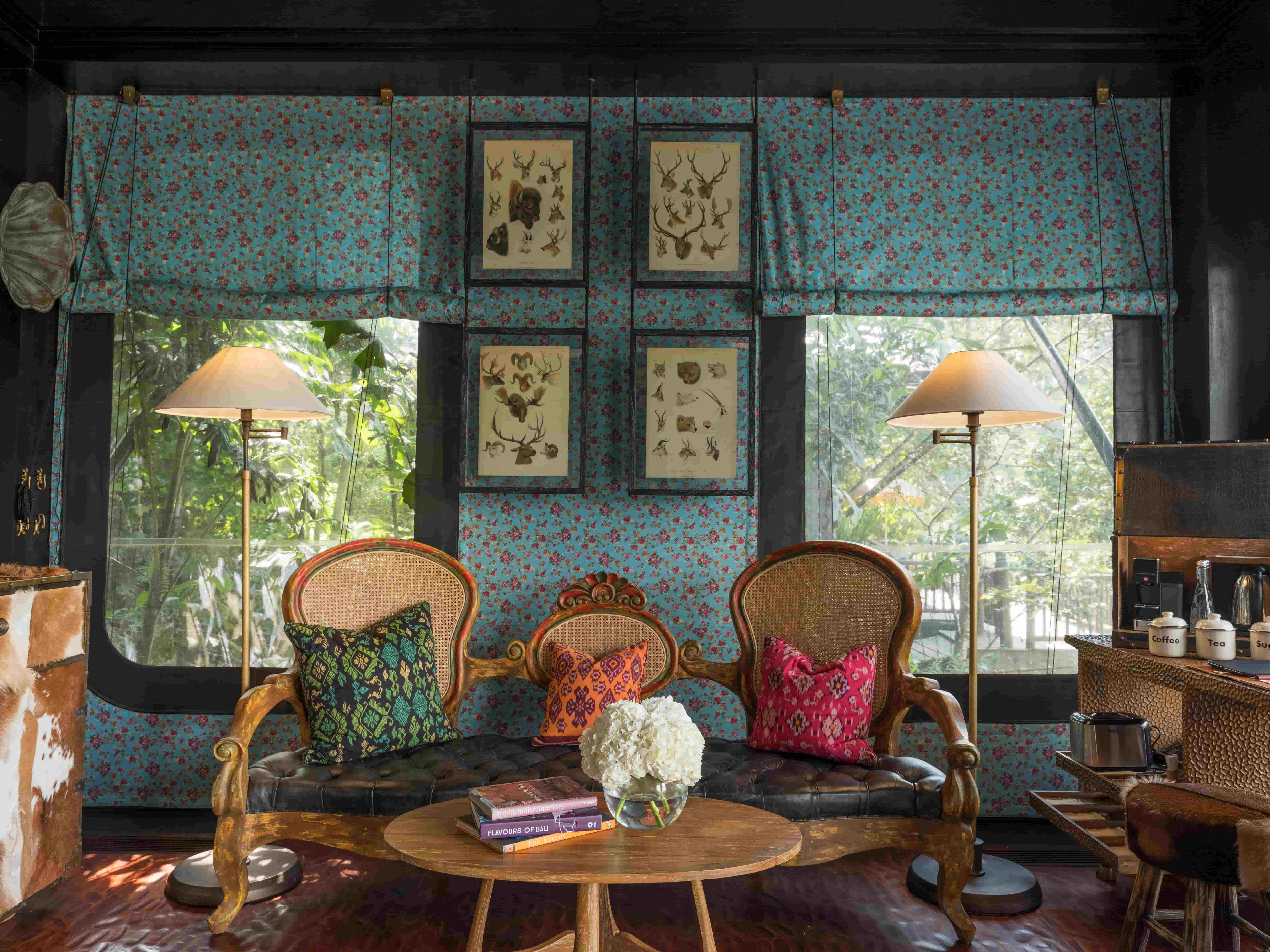 Capella Ubud living room